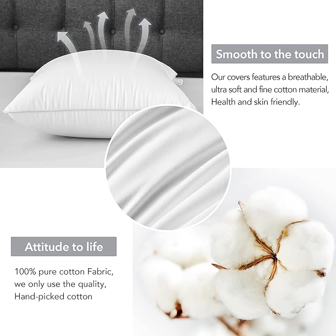 100% Cotton Pillow Insert