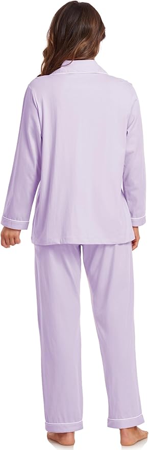 100% Cotton Pants Pajama Set - Long Sleeve - 2 Piece
