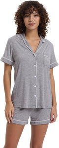 Women's Bamboo Cooling Pajama Set - Short Sleeve - 2 Piece