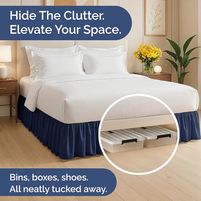 Bed Skirt - Twin - 12 in Drop