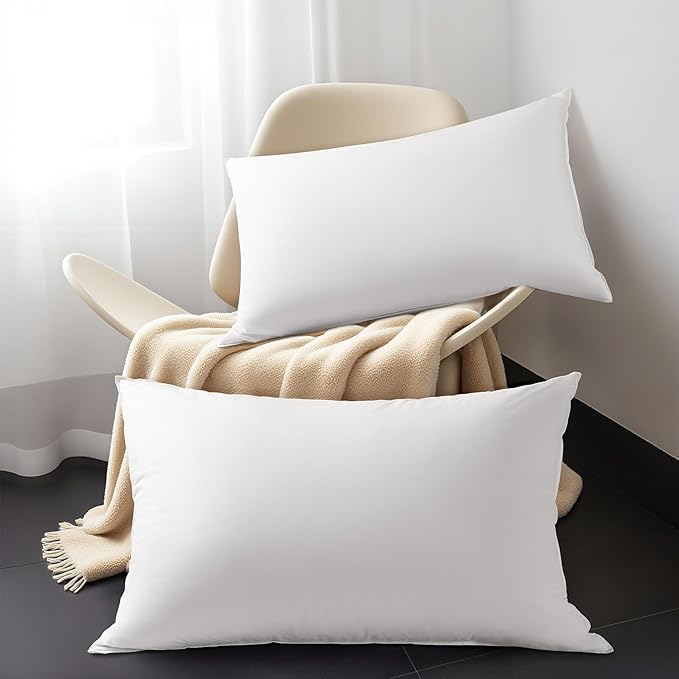 100% Cotton Bed Pillow - Standard - 2 Pack