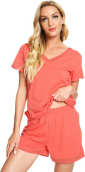 Women's Bamboo Cooling Pajama Set - Short Sleeve - 2 Piece