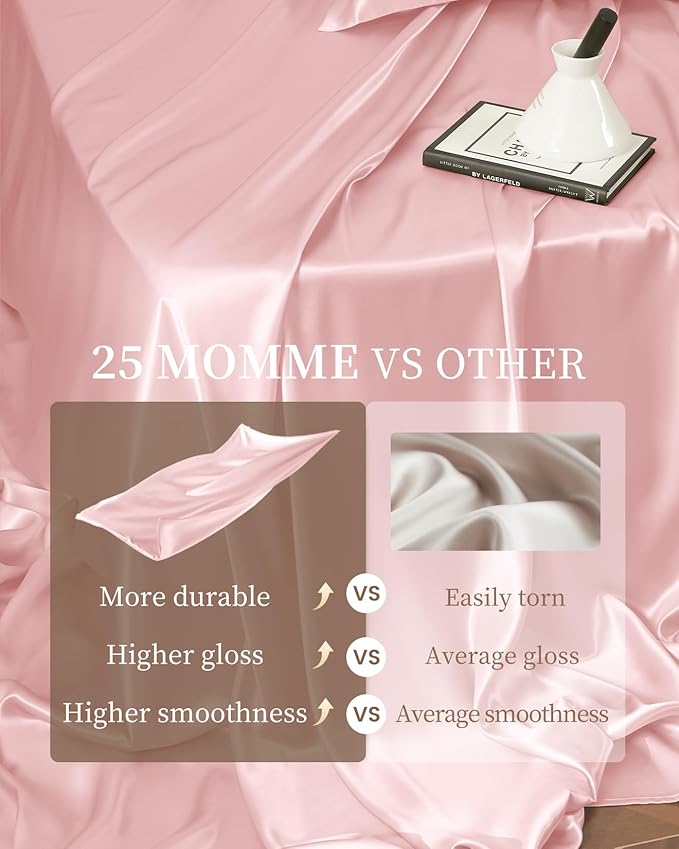 Mulberry Silk Bed Sheet Set - Full - 4 Piece