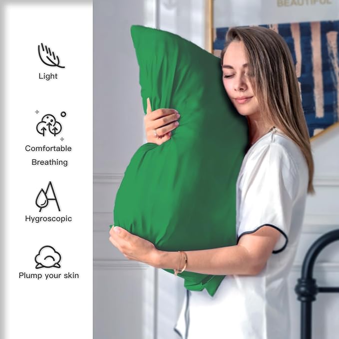 Satin Pillowcase Set - King - 2 Piece