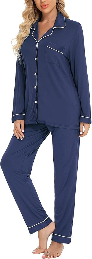 Women's Pants Pajama Set - Long Sleeve - 2 Piece