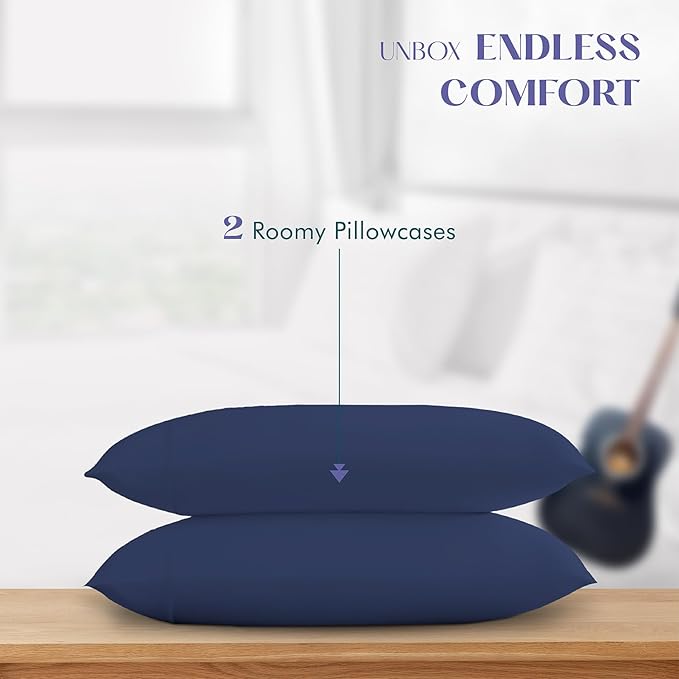 Linen Cooling Pillowcase Set - Queen - 2 Piece