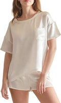 Women's Mulberry Silk Shorts Pajama Set - 2 Piece