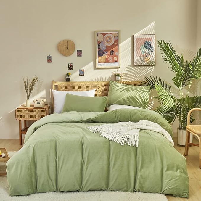 Velvet Comforter Set - California King - 3 Piece