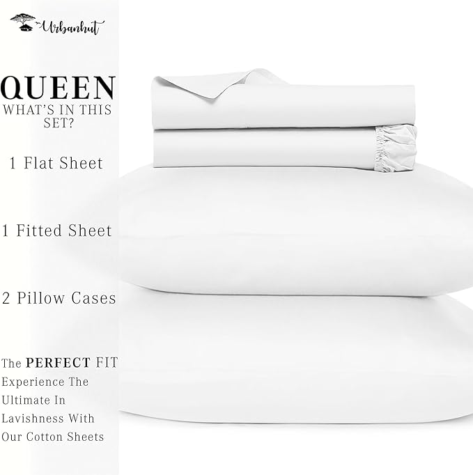 Bed Sheet Set - Queen - 4 Piece