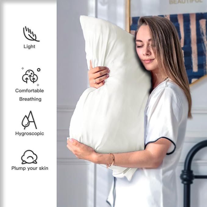 Satin Pillowcase Set - King - 2 Piece