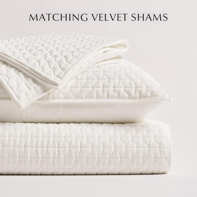 Velvet Quilt Set - Queen - 3 Piece