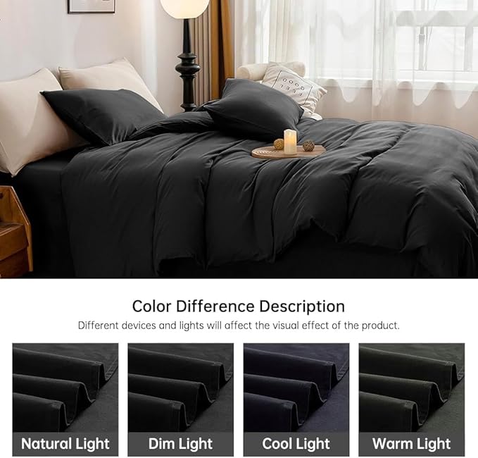 Linen Duvet Cover Set - Twin - 2 Piece