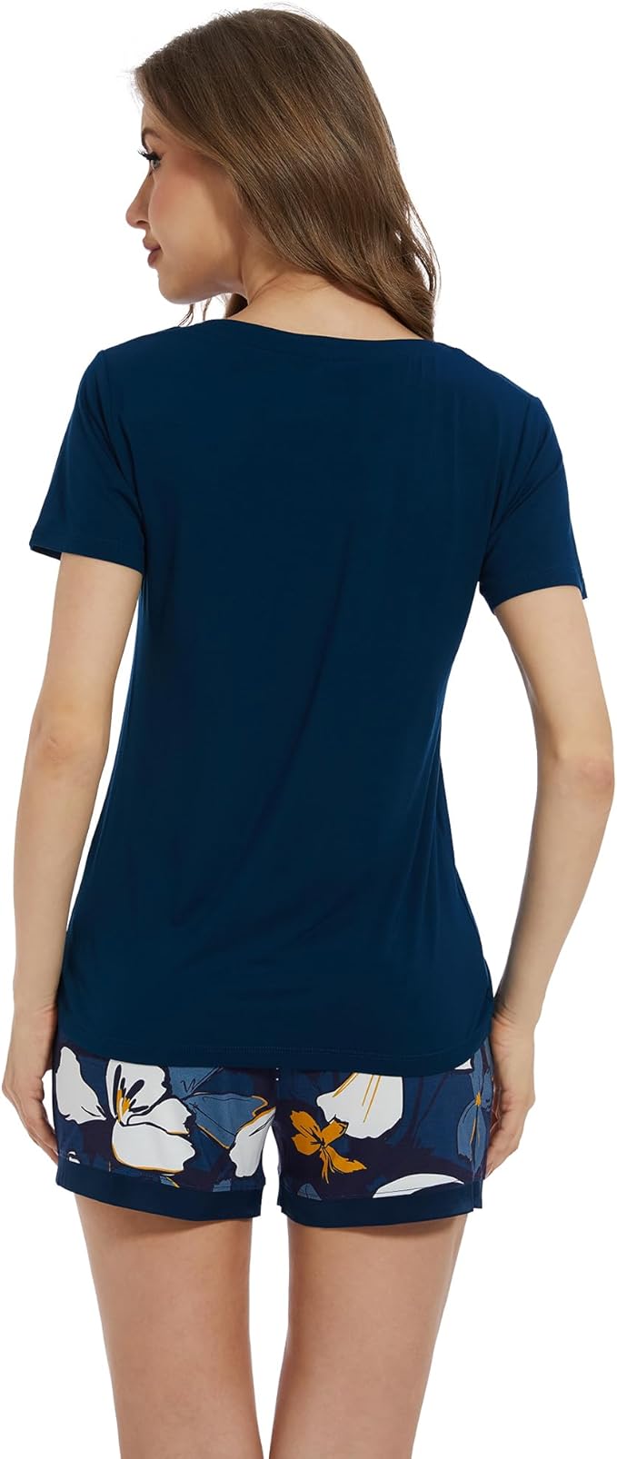 Women's Bamboo Cooling Pajama Set - Short Sleeve - 2 Piece