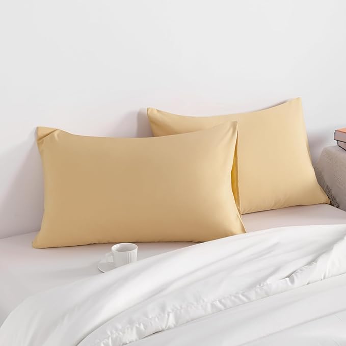 Microfiber Pillowcase Set - King - 20 x 36 in - 2 Pack - 2 Piece