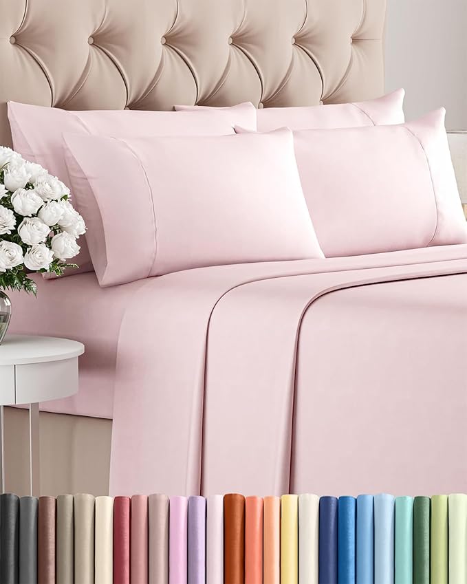 Cooling Bed Sheet Set - Full - 16 in Deep Pocket - 6 Piece
