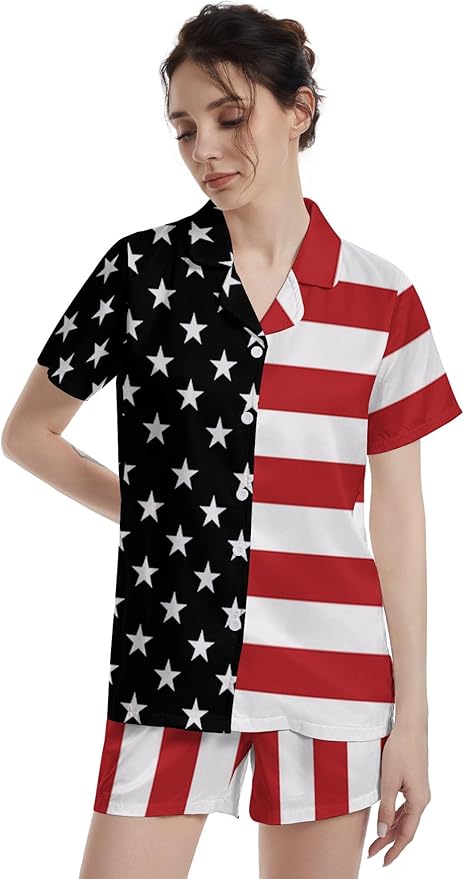 Women's Pajama Set - Short Sleeve - 2 Piece
