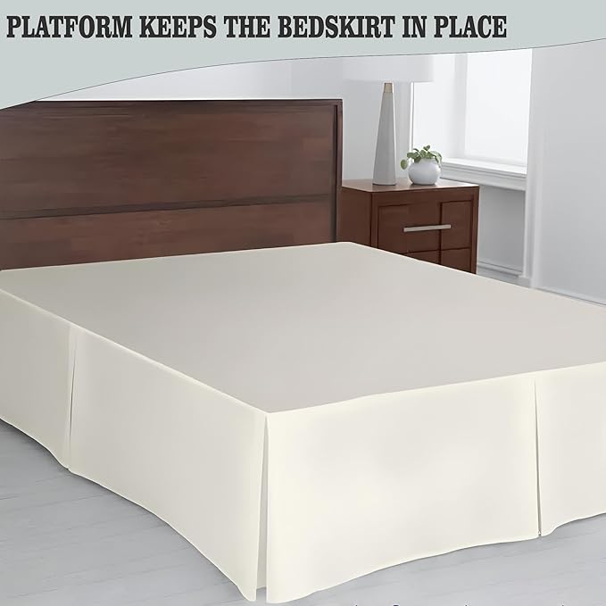 Microfiber Bed Skirt - Full - 18 in Drop