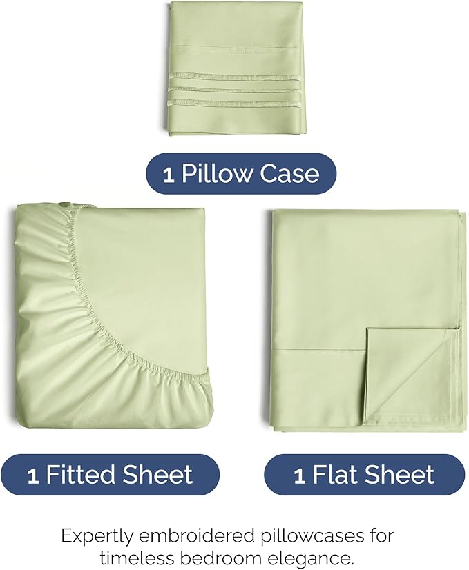 Cooling Bed Sheet Set - Twin - 3 Piece