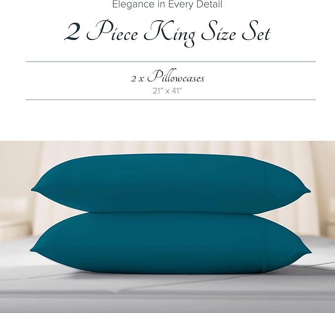Linen Cooling Pillowcase Set - King - 2 Piece