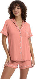 Women's Bamboo Cooling Pajama Set - Short Sleeve - 2 Piece