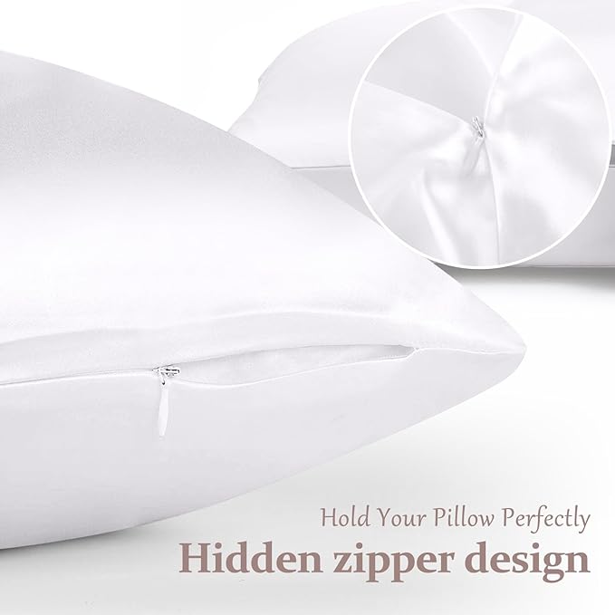Mulberry Silk Cooling Pillowcase Set - Queen - 2 Pack