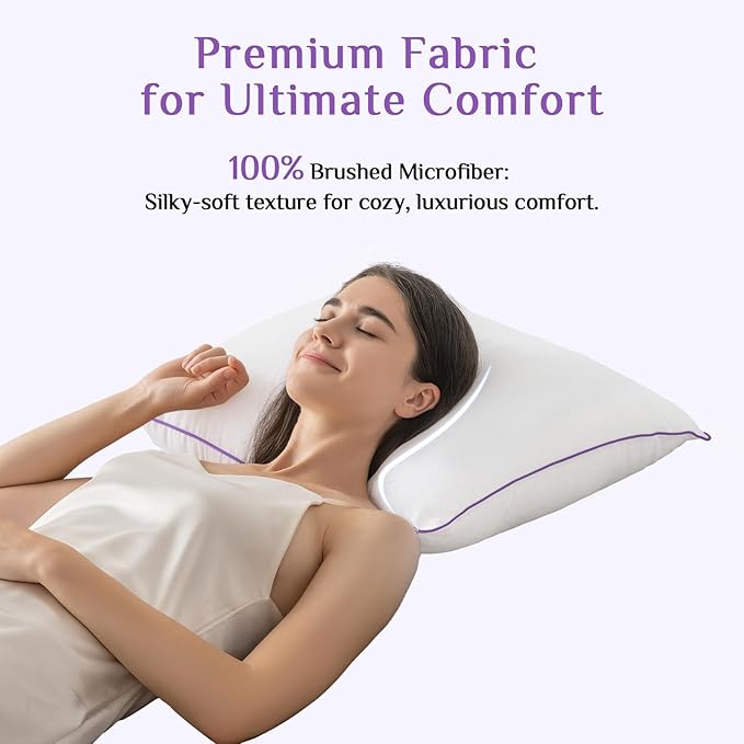 Down Alternative Cooling Bed Pillow - 2 Piece
