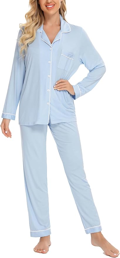 Women's Pants Pajama Set - Long Sleeve - 2 Piece