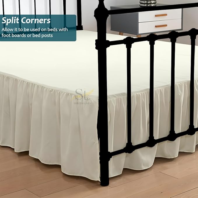 Linen Bed Skirt - King