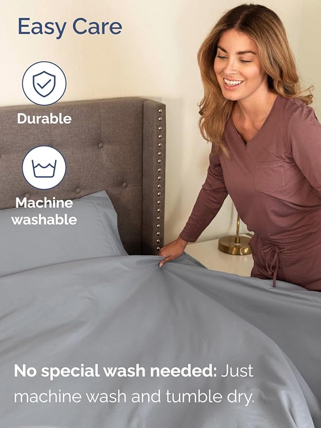 Cooling Bed Sheet Set - Twin - 4 Piece