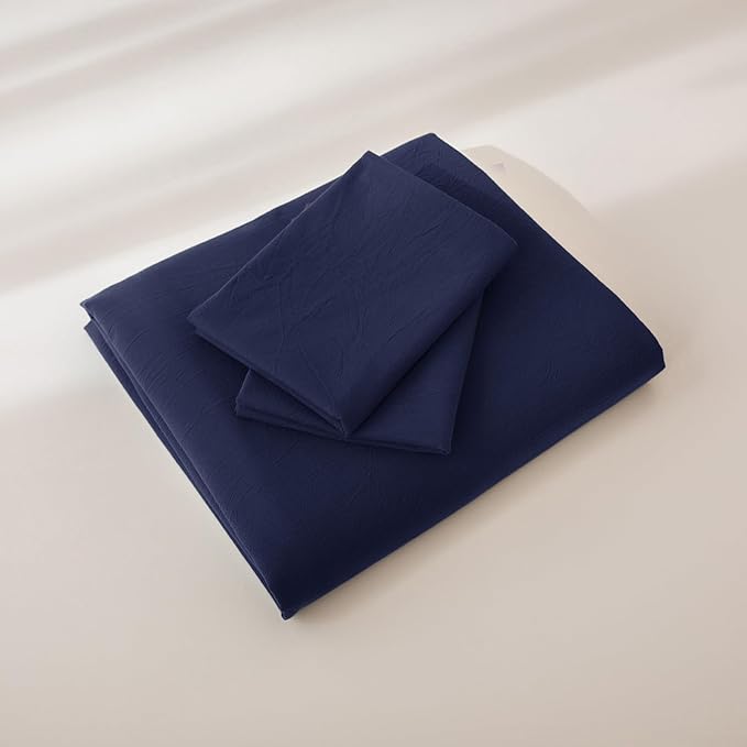 Linen Duvet Cover Set - King - 104 x 98 in - 3 Piece