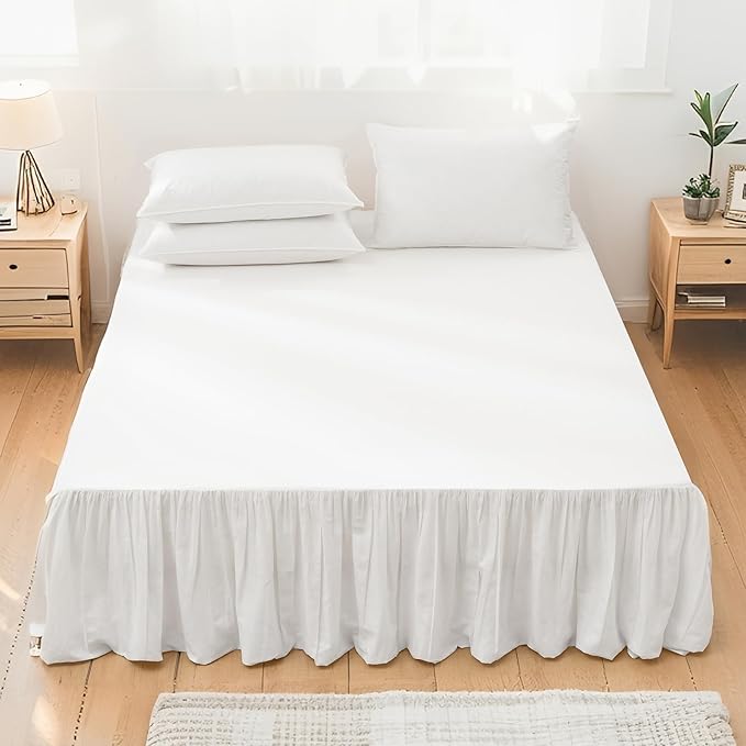 Linen Bed Skirt - King