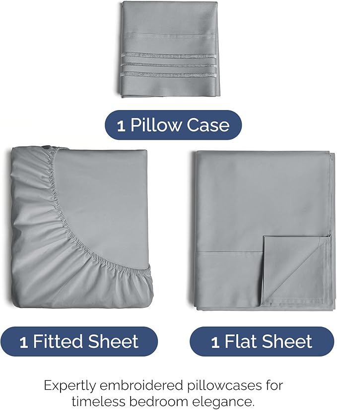 Cooling Bed Sheet Set - Twin - 3 Piece