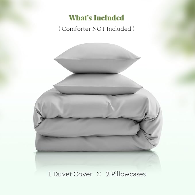 Bamboo Cooling Duvet Cover Set - King - 3 Piece