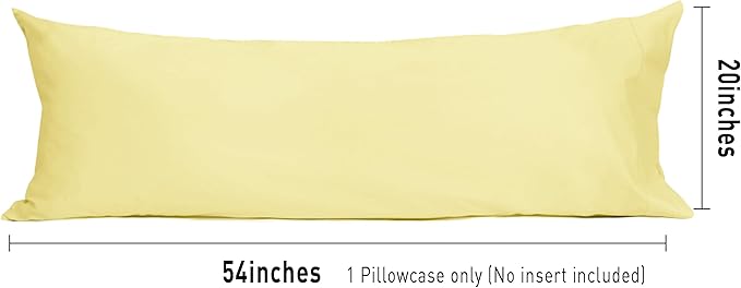 100% Cotton Pillowcase - 21 x 54 in
