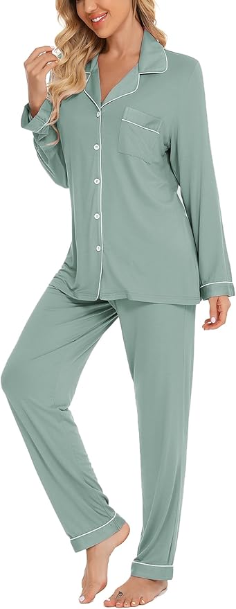 Women's Pants Pajama Set - Long Sleeve - 2 Piece