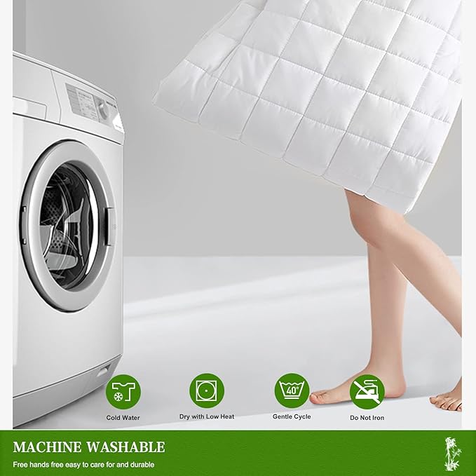 Bamboo Waterproof Mattress Pad - Queen