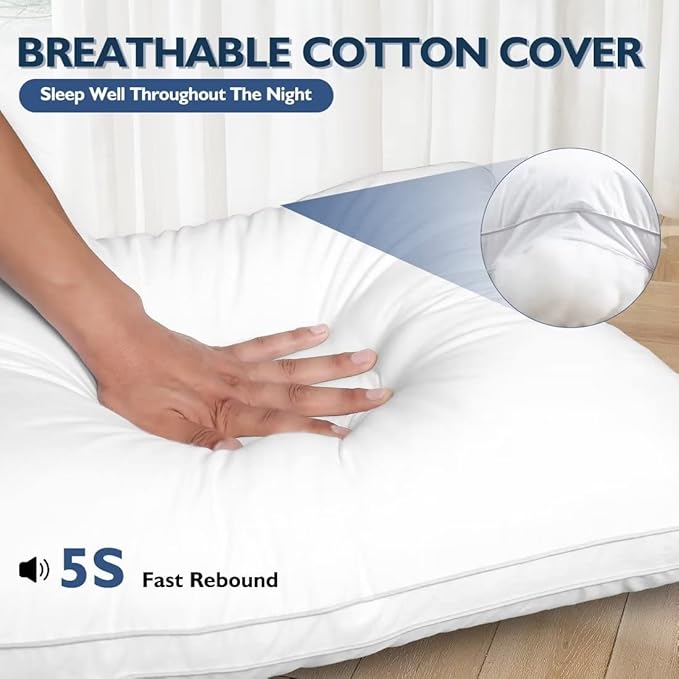 Down Alternative Bed Pillow - Standard - 2 Pack