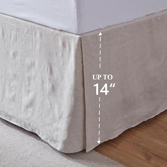 Linen Bed Skirt - King