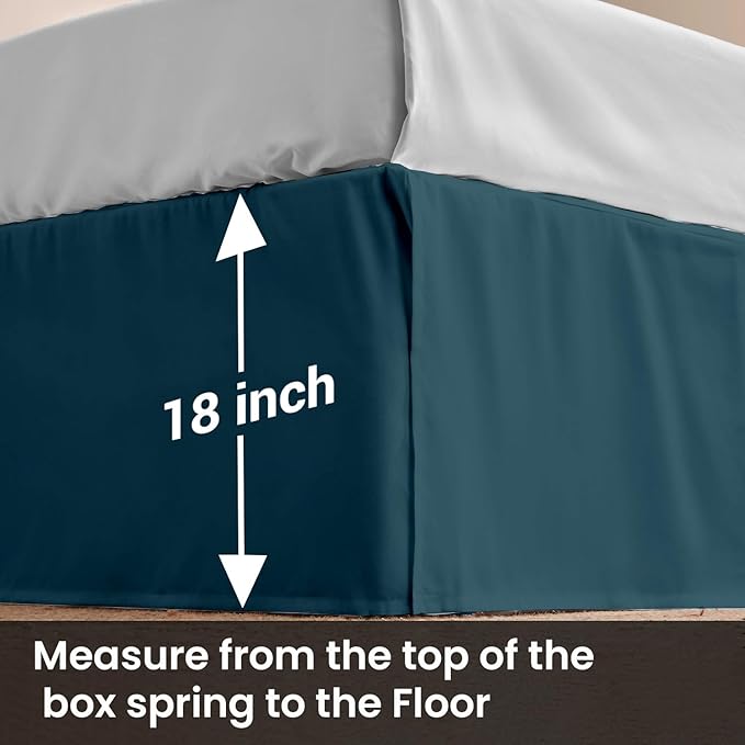 Microfiber Bed Skirt - Twin - 18 in Drop