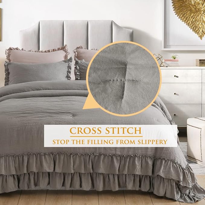 Microfiber Comforter Set - Queen - 3 Piece