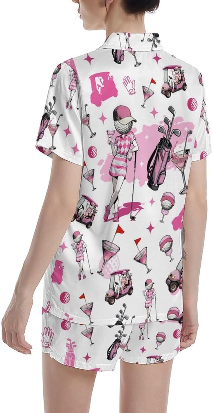 Women's Pajama Set - Short Sleeve - 2 Piece