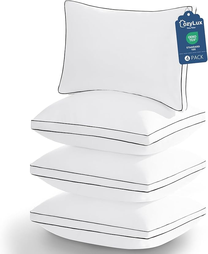 Down Alternative Bed Pillow - Standard - 4 Pack