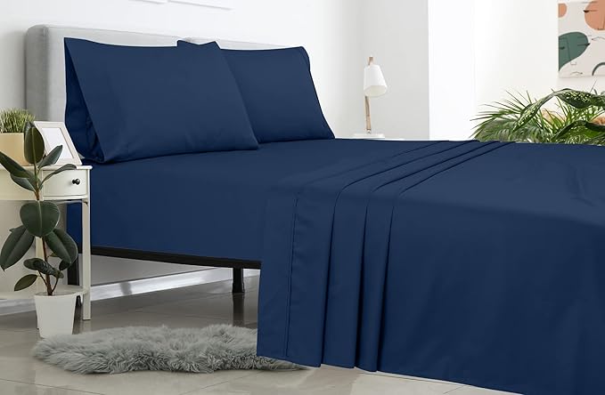 Microfiber Flat Sheet - King - 2 Pack