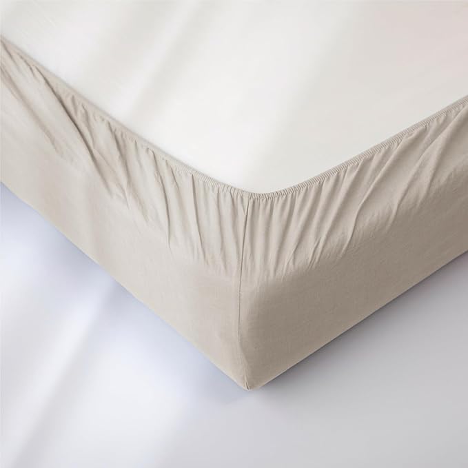 Linen Bed Sheet Set - Queen - 3 Piece