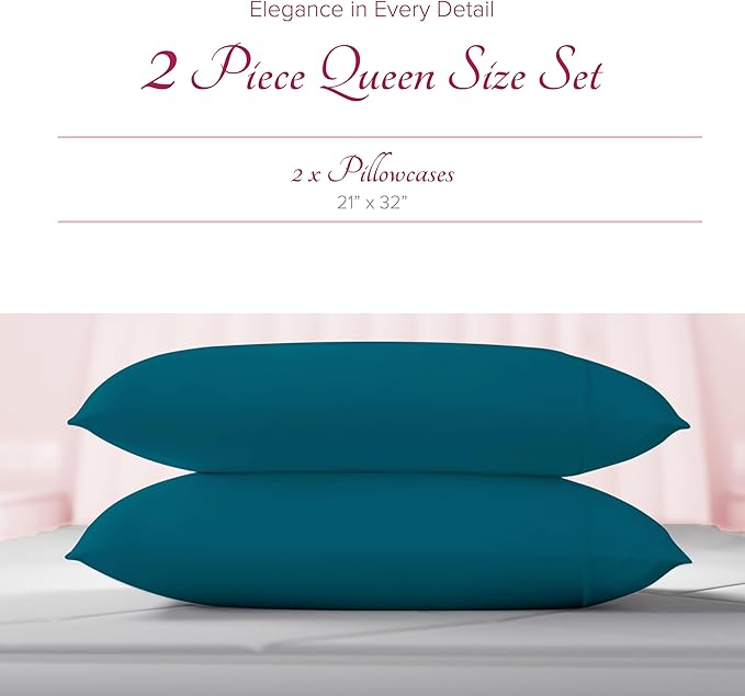 Linen Cooling Pillowcase Set - Queen - 2 Piece