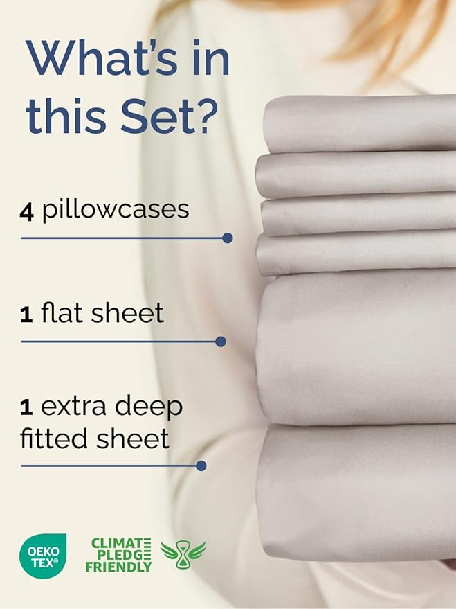 Cooling Bed Sheet Set - Full - 6 Piece