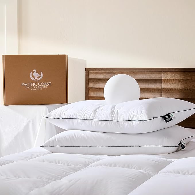 Bed Pillow - King - 2 Pack