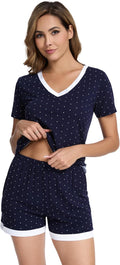 Women's Bamboo Cooling Pajama Set - Short Sleeve - 2 Piece