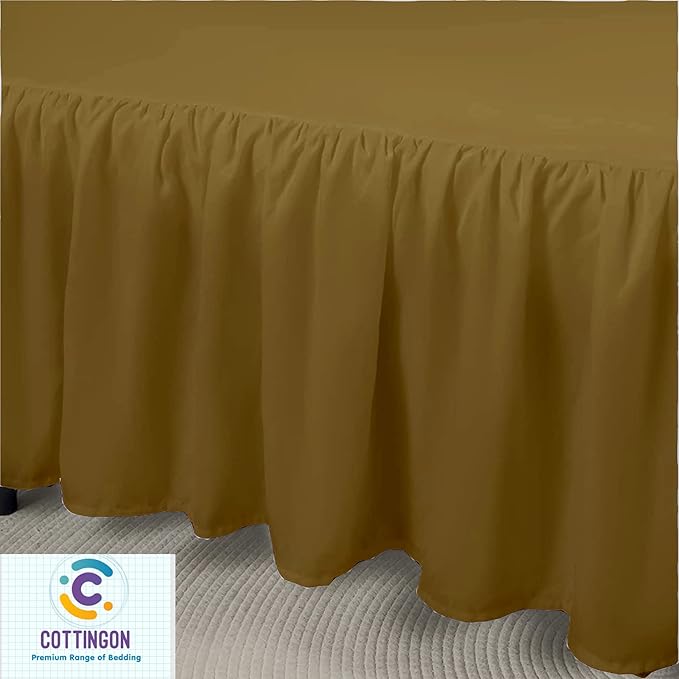 Microfiber Bed Skirt - Twin - 15 in Drop