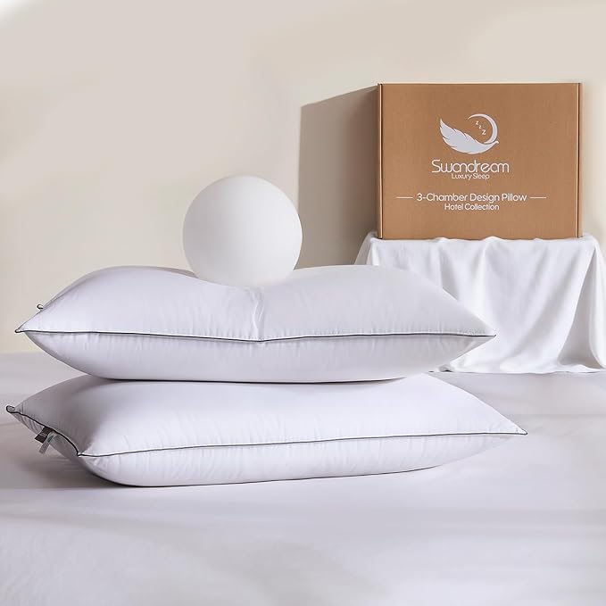 Bed Pillow - King - 2 Pack